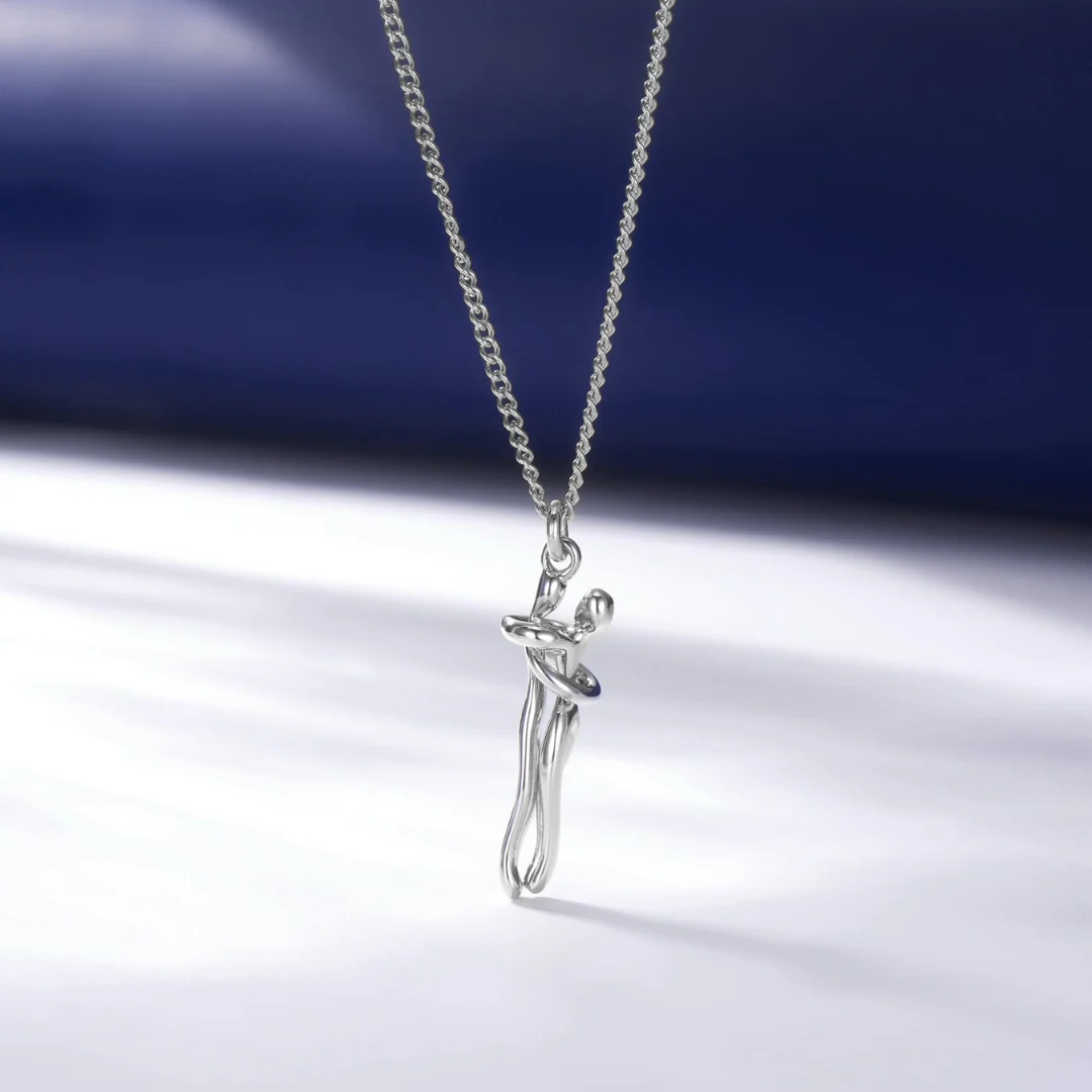 Silver Hug Necklace - Image 5