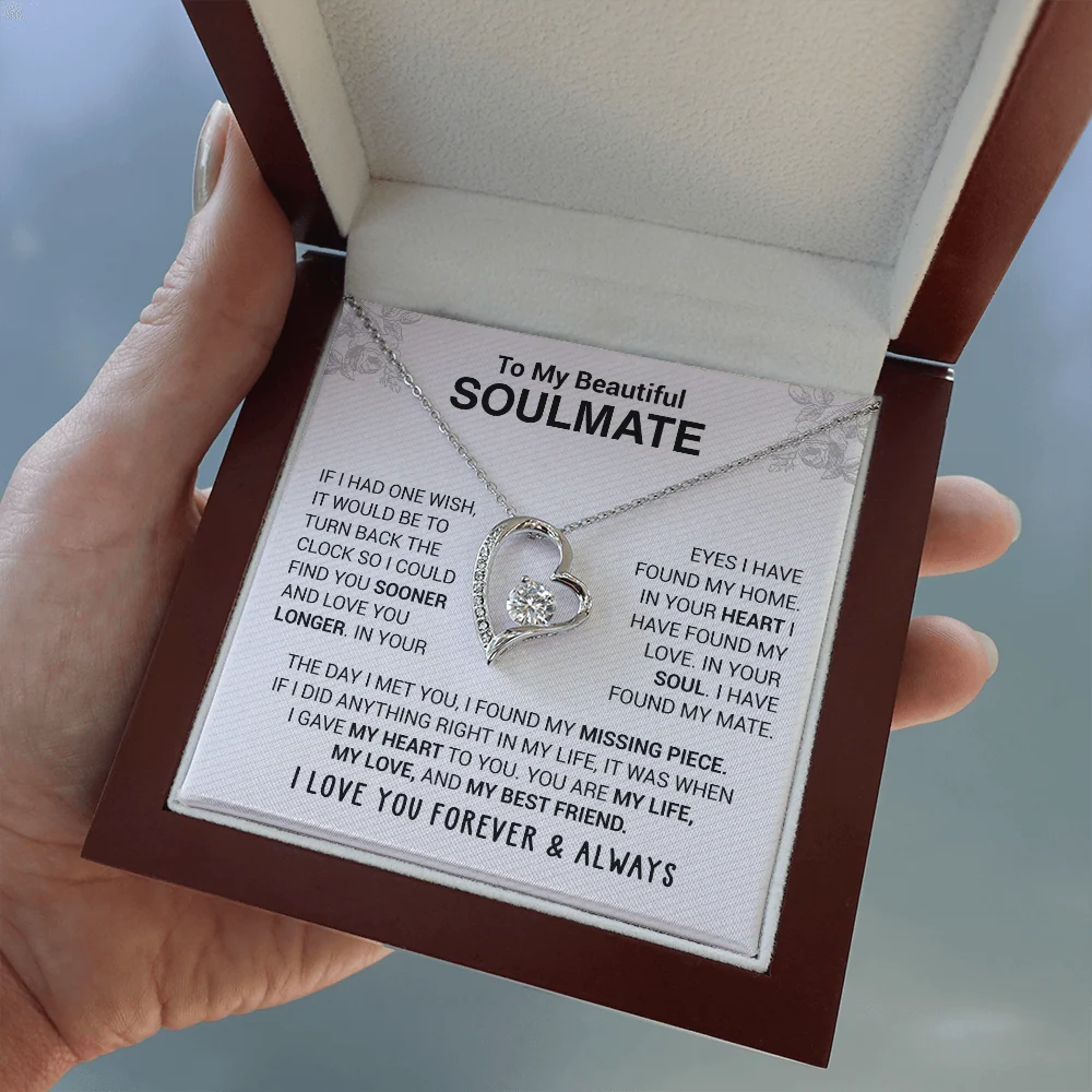 To My Beautiful Soulmate Necklace - Image 8