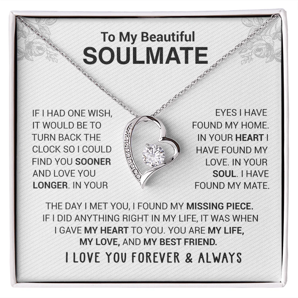 To My Beautiful Soulmate Necklace - Image 2