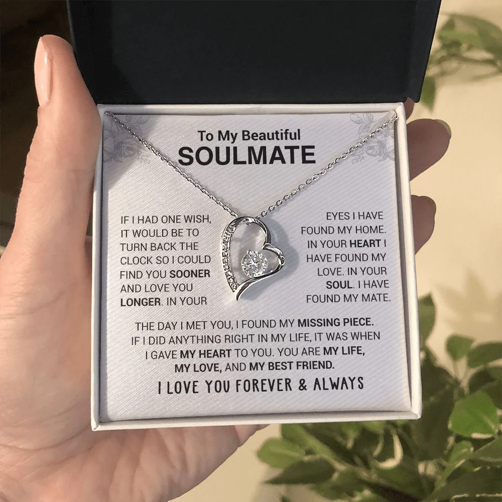 To My Beautiful Soulmate Necklace - Image 6